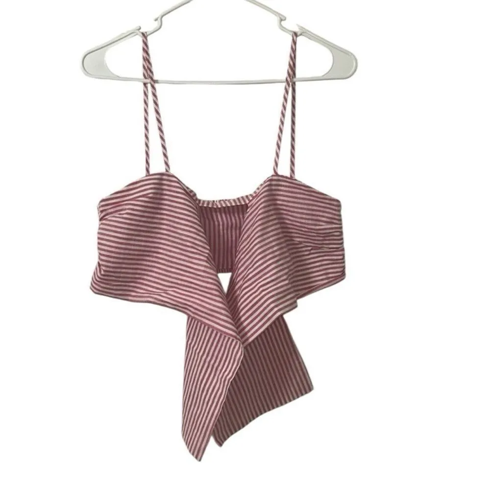 Labiz Maxi Skirt Stripe Cotton Set(Size Large) Red - Image 6