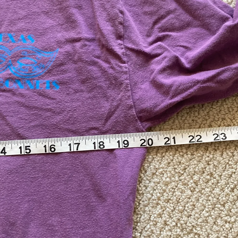 Comfort Colors Masquerade Ball TXBB Purple Long Sleeve T-Shirt Unisex Sz Medium - Image 7