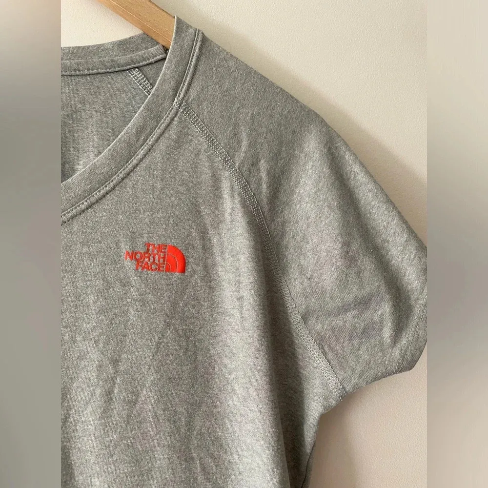 The North Face Gray V Neck Active Tee - Image 2
