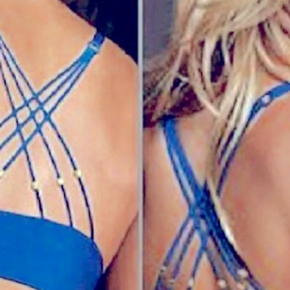 Victoria's Secret Limited Edition Very Sexy Vibrant Blue Strappy Push-up… - Image 2
