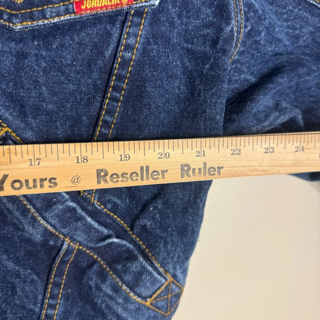 Jordache basics y2k Classic Blue button up Denim Jacket size Medium cotton - Image 8