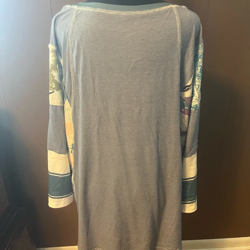 Unbranded NWOT‎ Tunic Top Size 2X Blue - Image 2