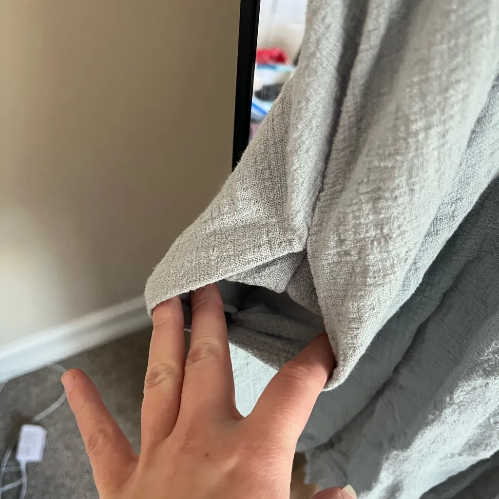 Newbury Kustoms Light Blue Ruffled Women's Top - Image 5