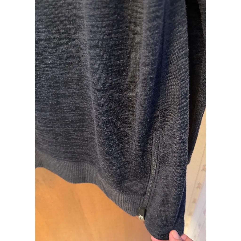 Heather Charcoal Active Life Long Sleeve Sweater - Image 3