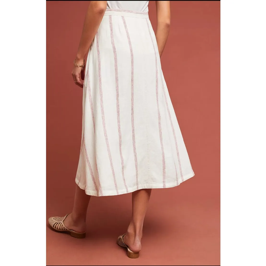 Anthropologie walsh button-down skirt - Image 5