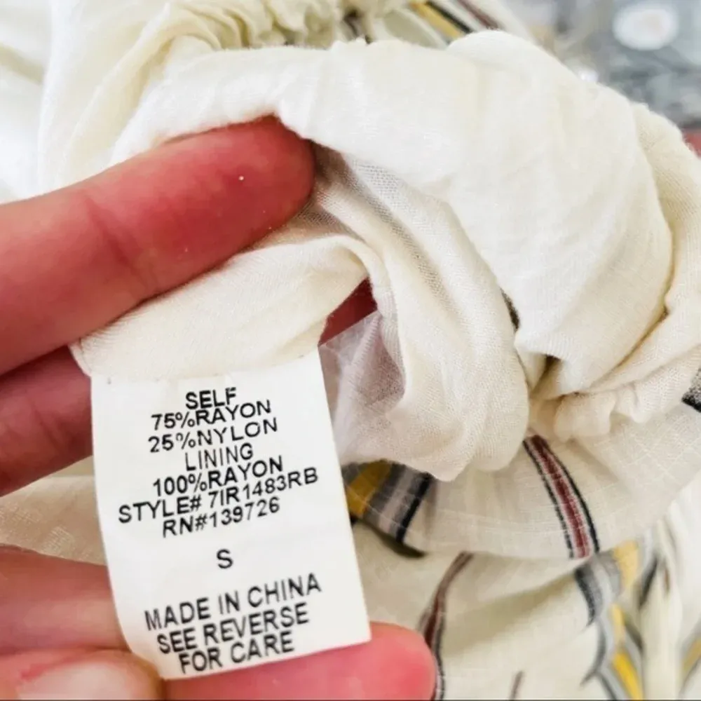 HONEY BELLE Stripe‎ Tiered Jumper Size Small - Image 9