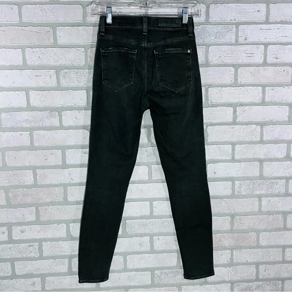 Baldwin Kansas City The Rivington Skinny Crop Verdant Green Jeans Size 24 - Image 3