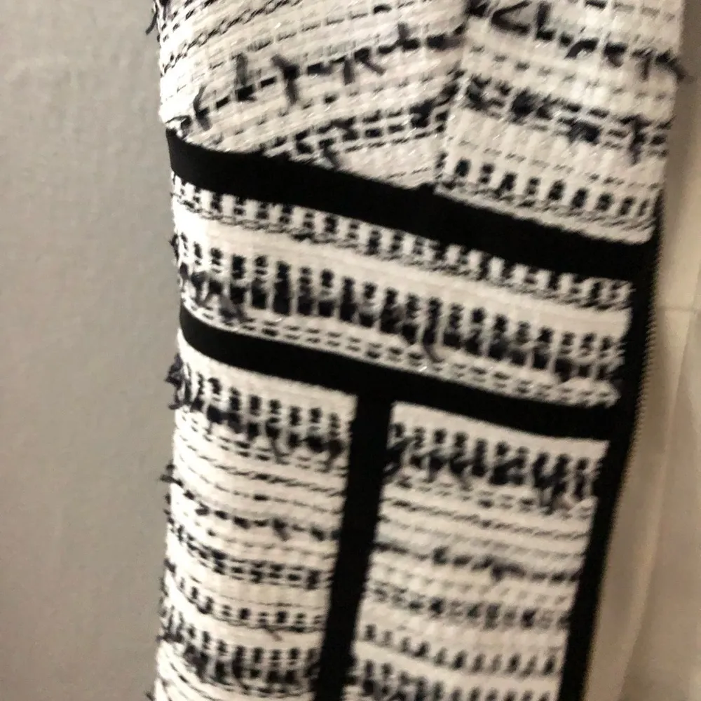 𝅺NWOT Rebecca Taylor Sleeveless Rafia Tweed Dress - Image 9