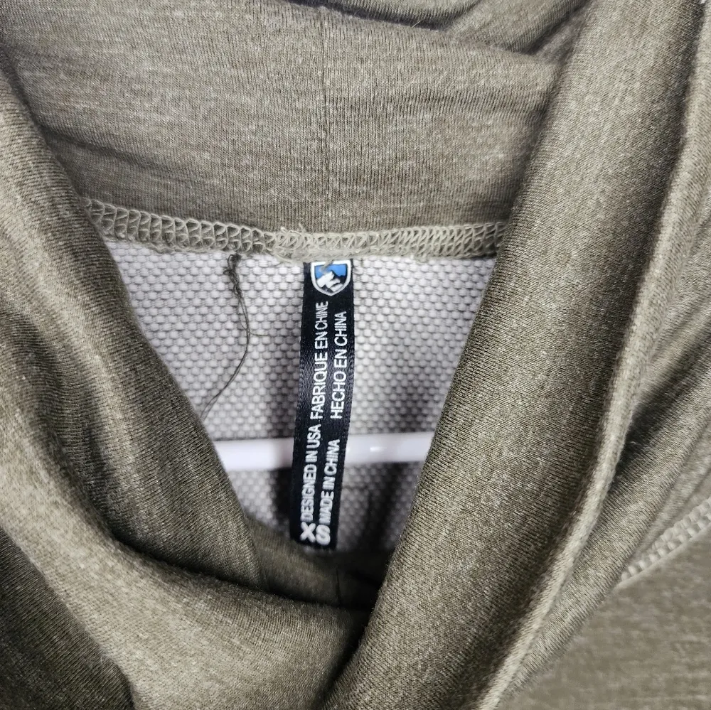 Kuhl Women's Alea Long Sleeve Shirt Cowl Neck Pockets Tencel Blend Size XS - Image 3