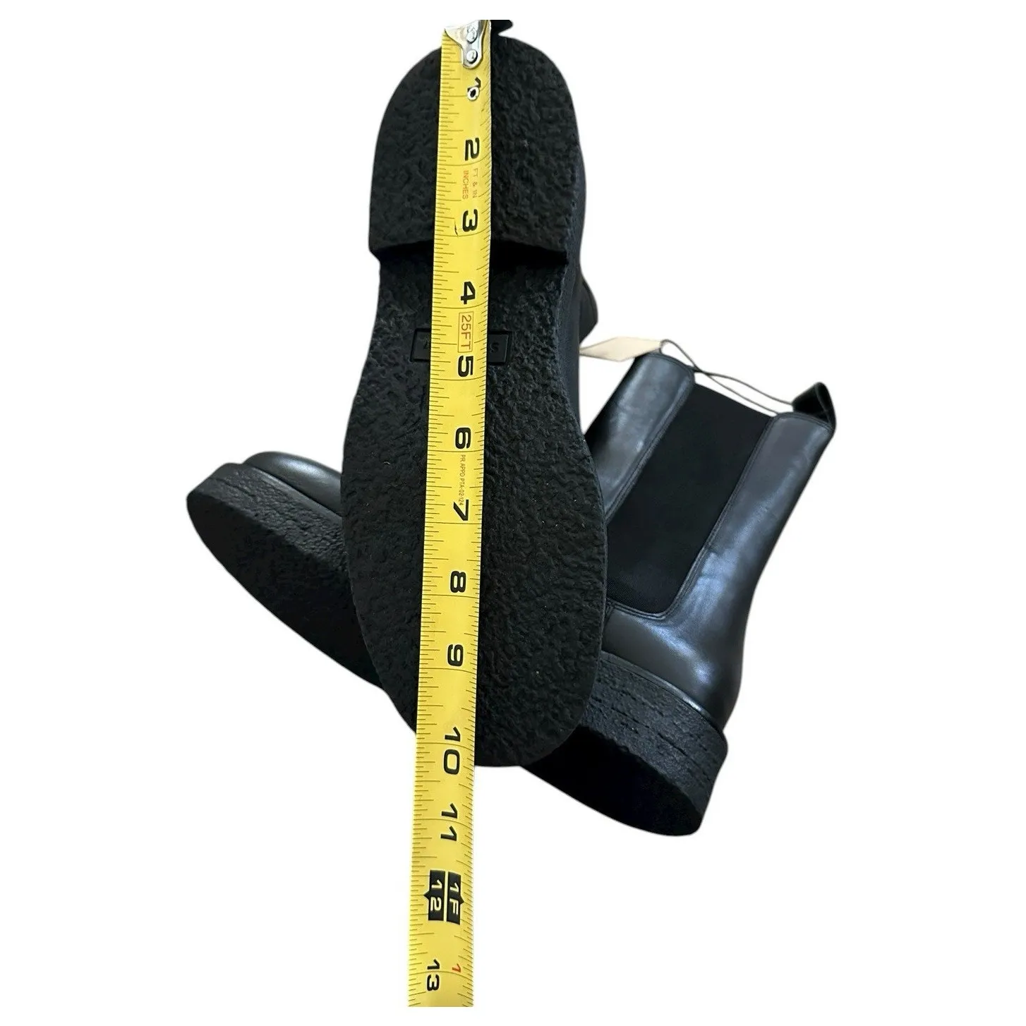 Staud Women's Black Palamino Chelsea Boots Shoes Size 37 - Image 8