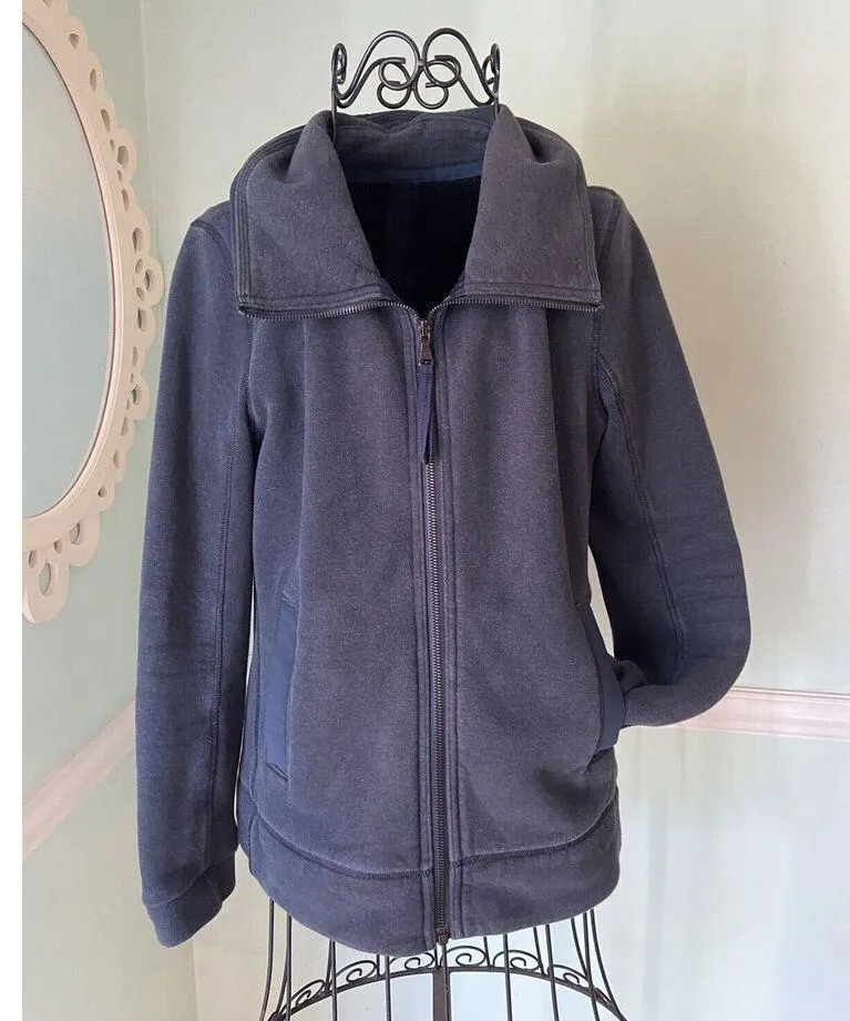 Lululemon Size 6? Small Inkwell Navy Blue En Route Jacket Full Zip - Image 3