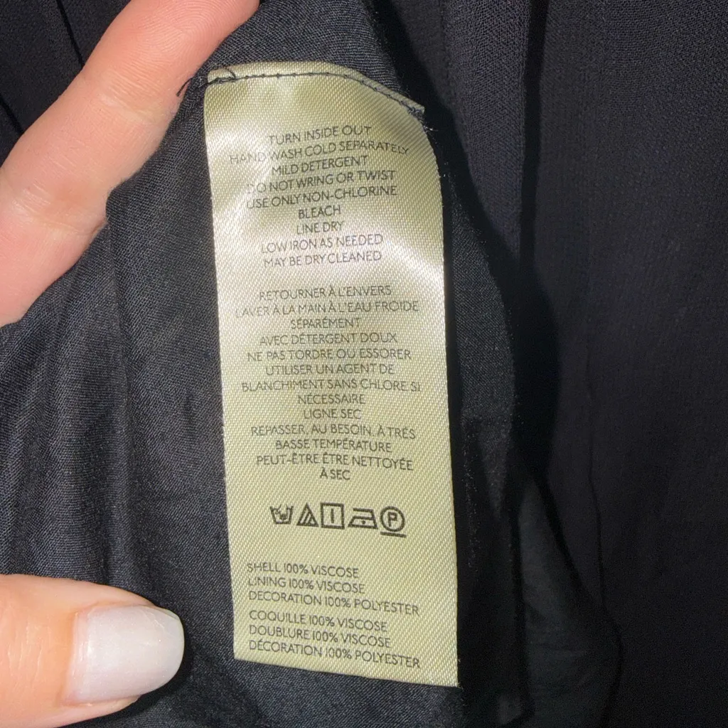 Free People Black sweetest‎ rose Maxi Dress size XS - Image 8