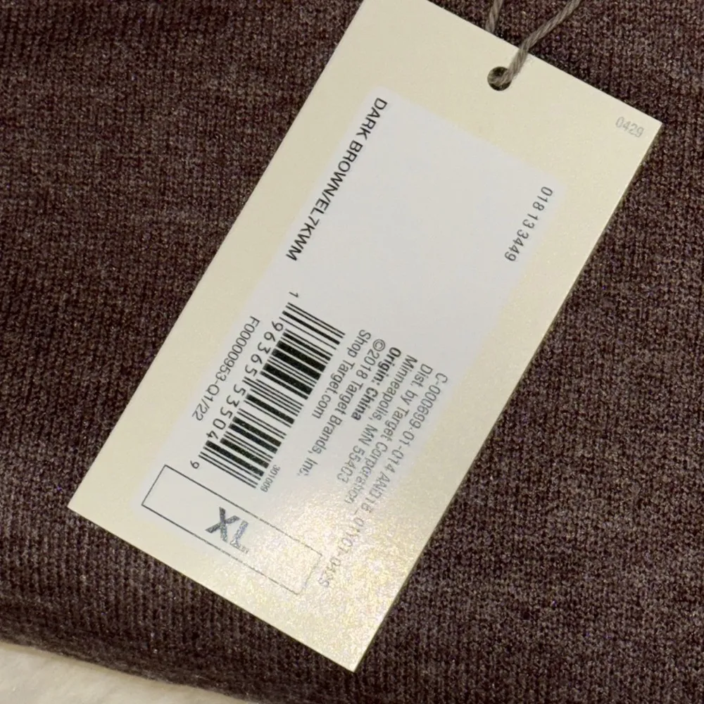 A New Day Crewneck Knit Sweater Long Sleeve Brown Women’s XL NWT - Image 7