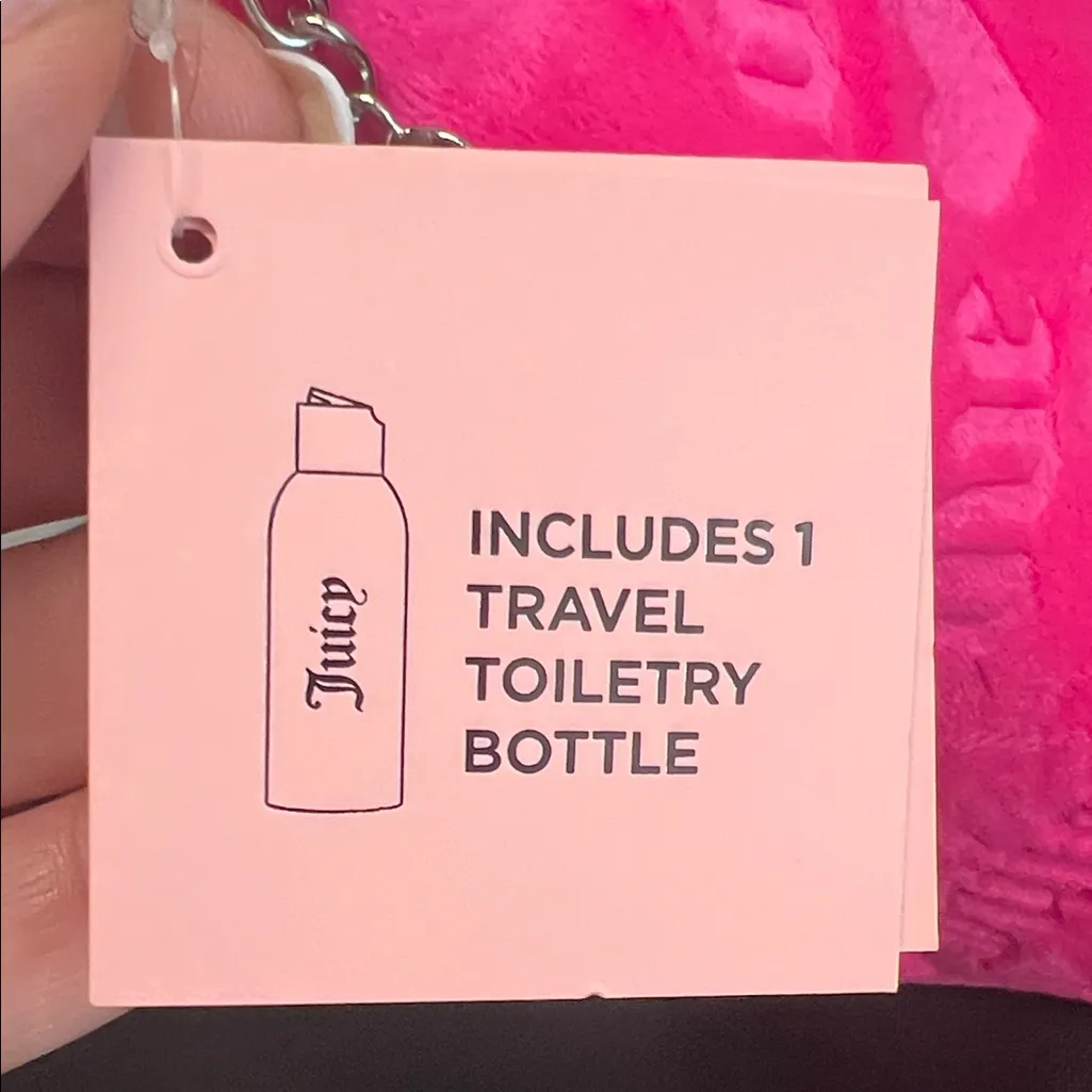 Juicy Couture | Hot Pink Cosmetic Bag 💖 - Image 3