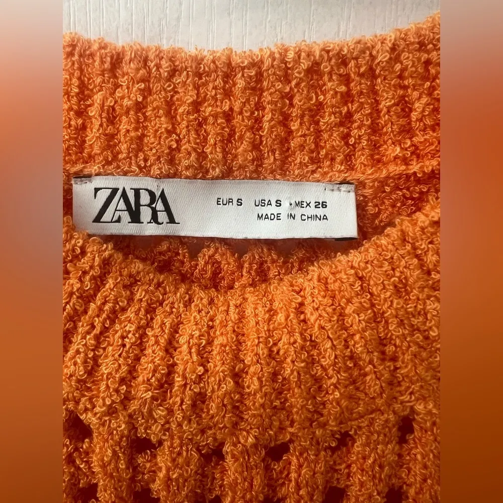 Zara short sleeve cropped sweater (Size S) - Image 6