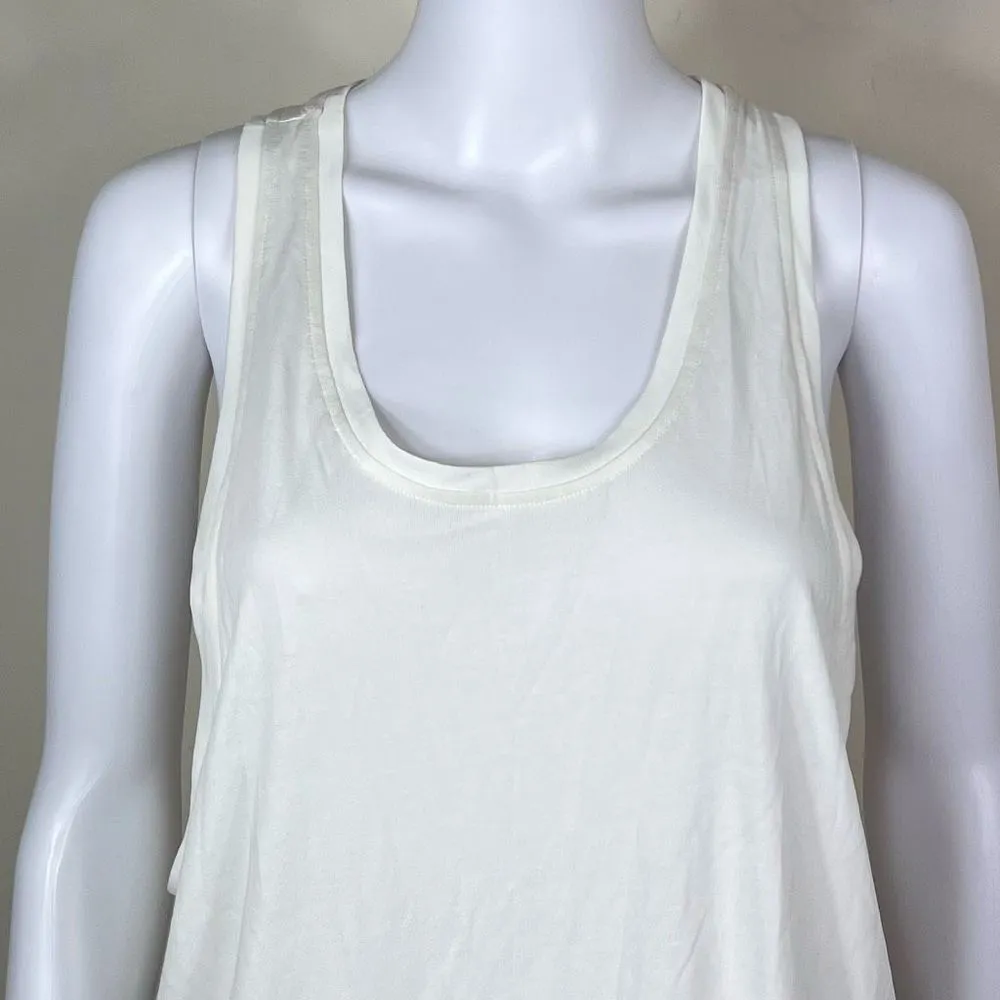 Koral Medley Cupro Tank in White - Image 2