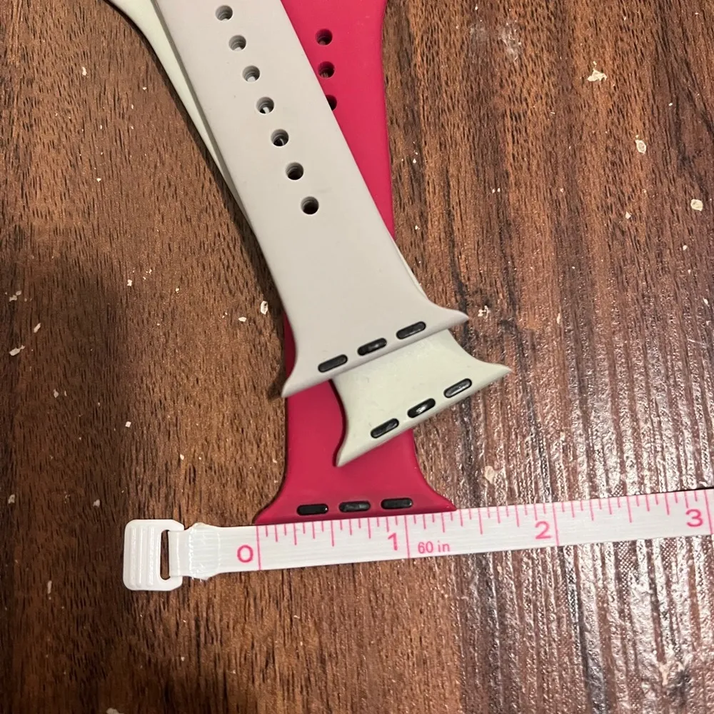 Apple Watch Band Silicone Set of 3 Red - Image 14