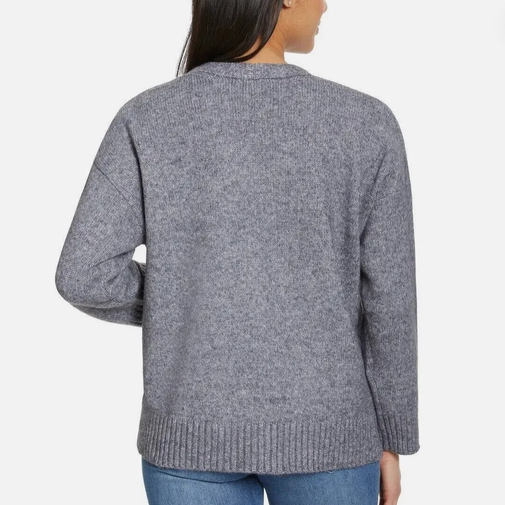 Ella Moss Ladies' Button Front soft and cozy Cardigan relaxed boyfriend fit - Image 5