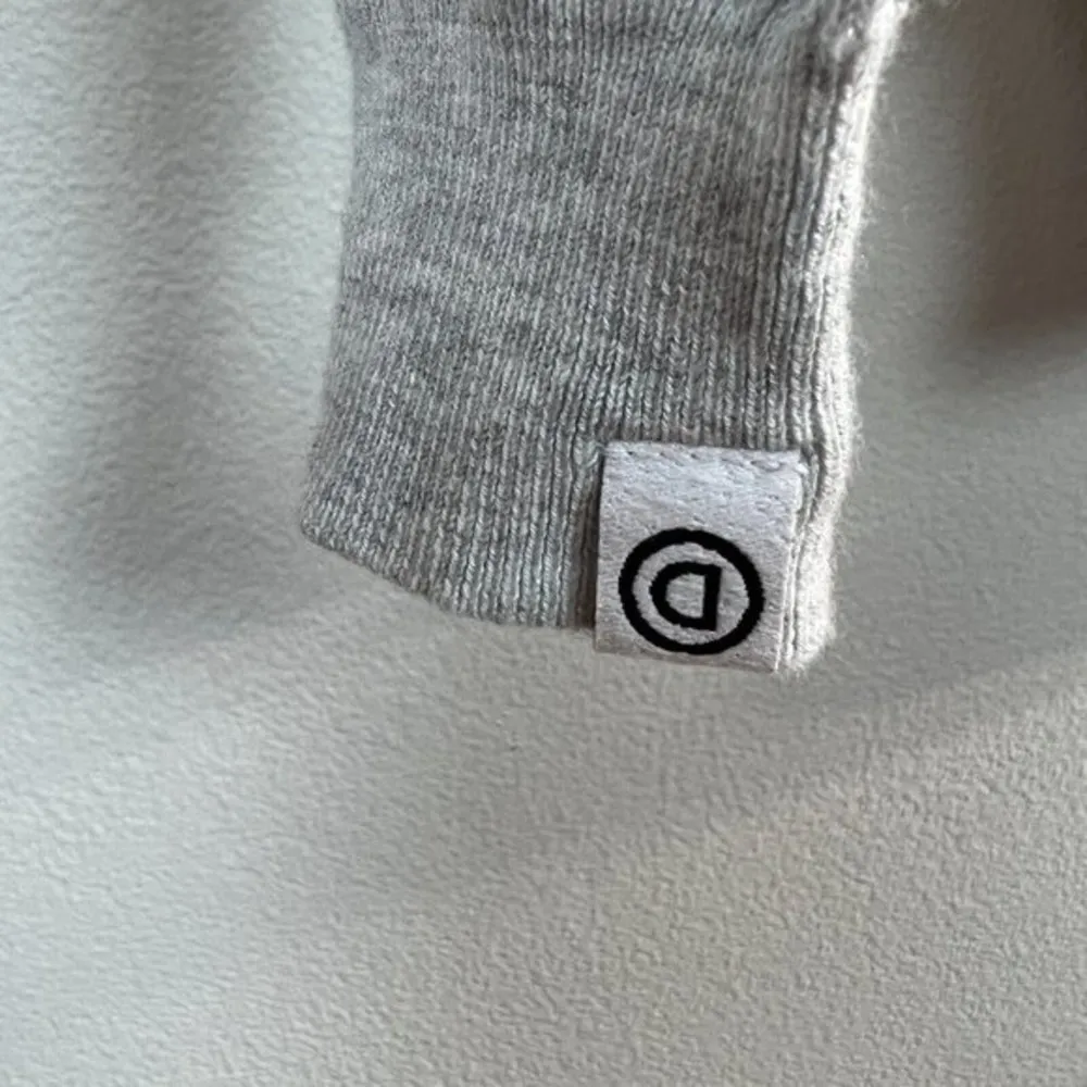 Desigual Sweater Small Gray Floral Medallion Rhinestone Long Sleeve V-Neck Women - Image 6