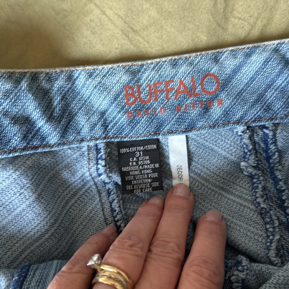 Buffalo David Bitten Chevron Flare Hippie Jeans - Image 7