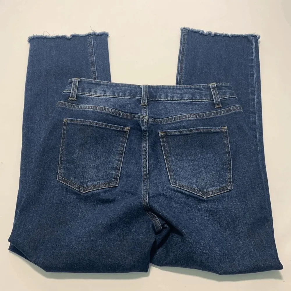 Harper Heritage High Rise Straight Raw Hem Jean Size 28 - Image 5