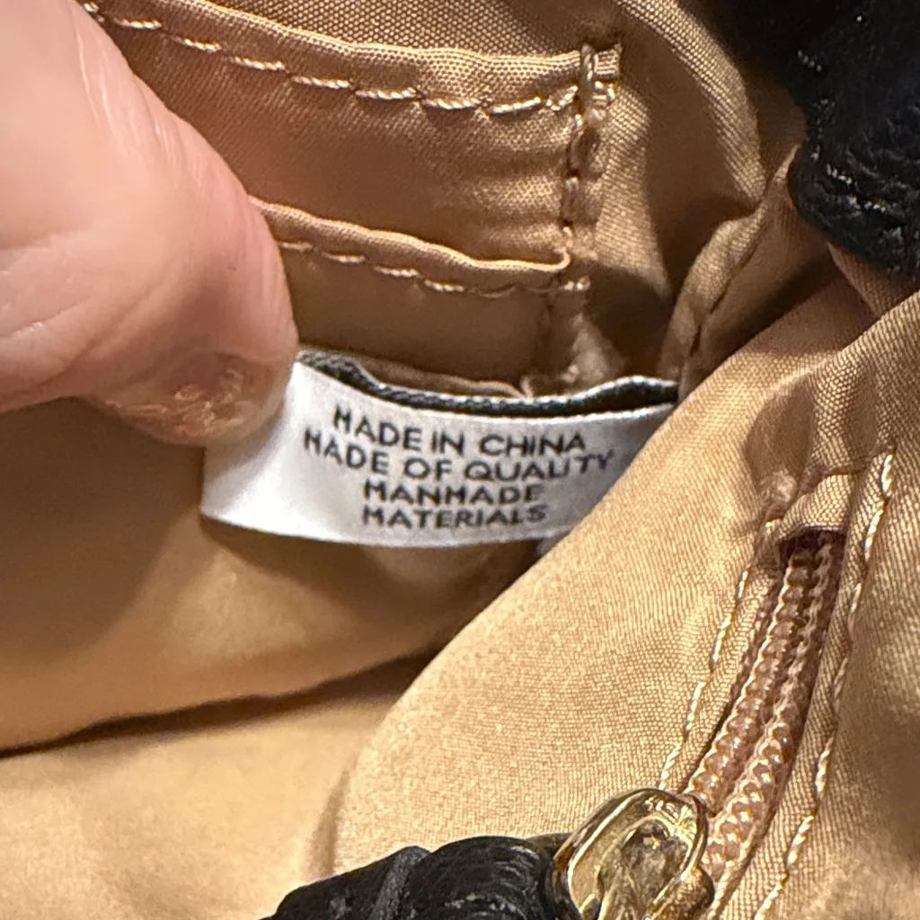 Nine West Black Floral Embellished Wristlet - Image 8