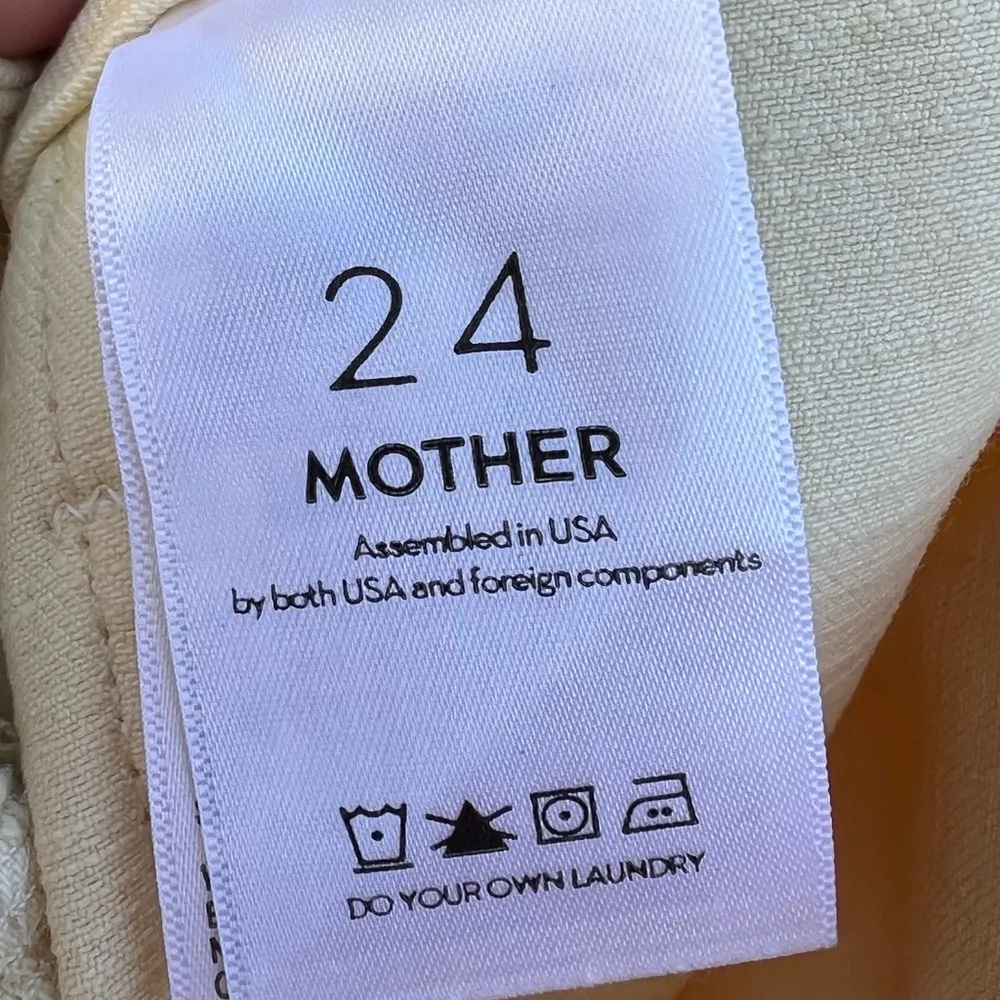 MOTHER The Patch Pocket Ankle Fray Jean in Sun Dress Wash Size 24 - Image 13