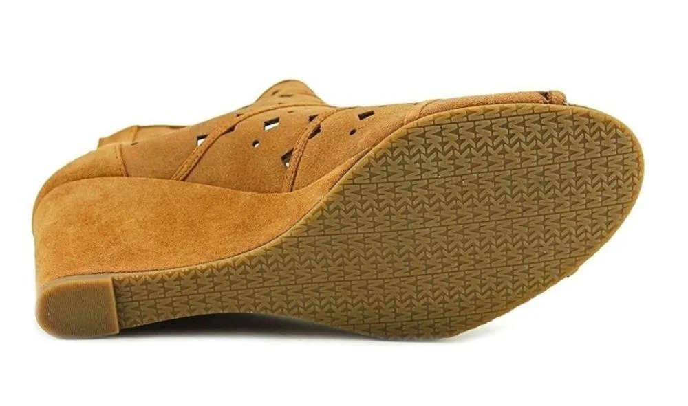 Michael Michael Kors Uma Peep Toe Casual Platform Shoe Acorn Size 8.5 NWOT Tan - Image 3