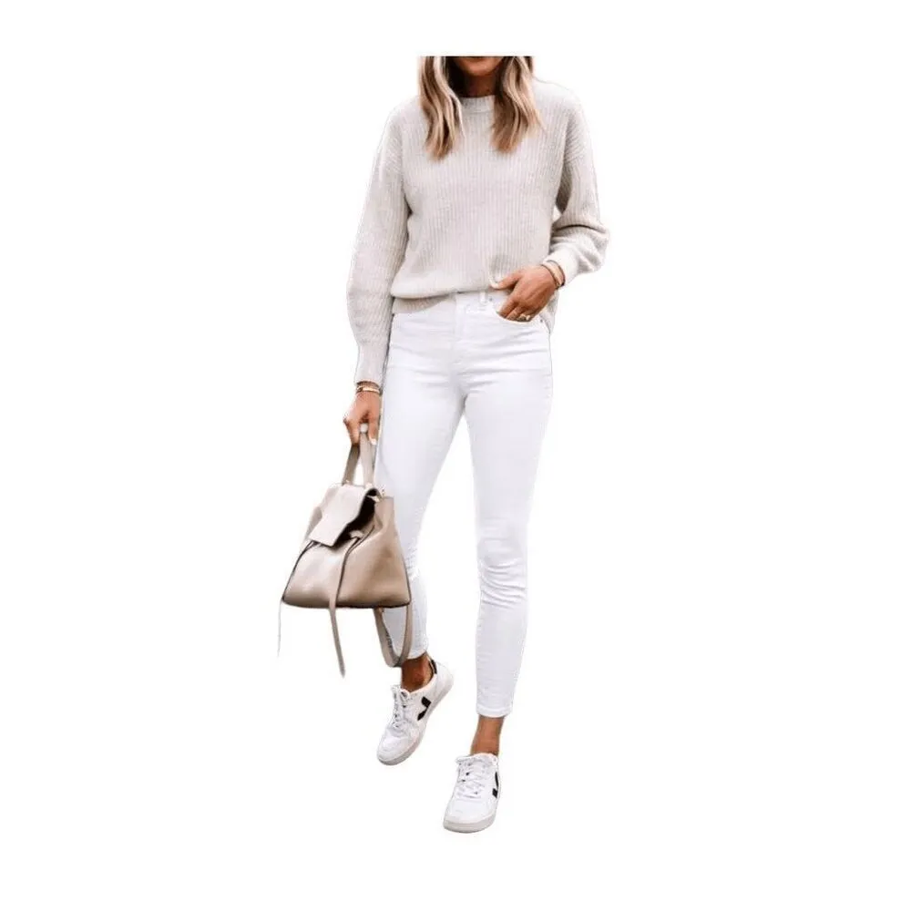 Calvin Klein Women's white Denim jeans size 30 - Image 12