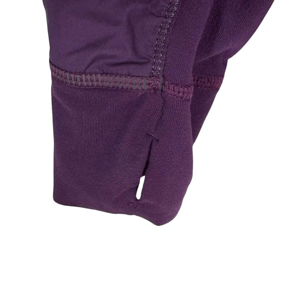 Lululemon Rush Hour Hooded Jacket Darkest Magenta Size 6 - Image 12