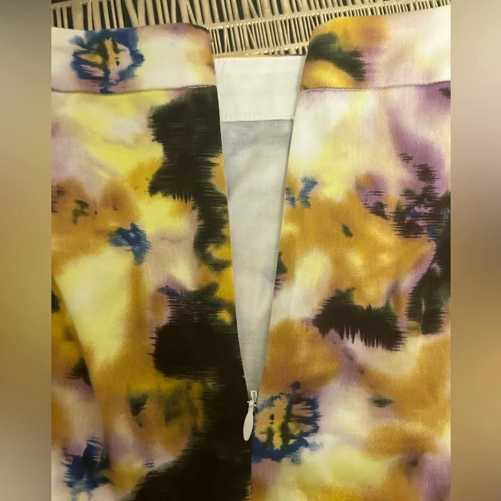 J. Crew Printed‎ Pencil Skirt Size 0 - Image 7