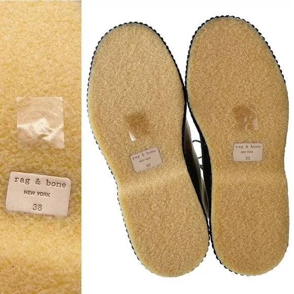 NWT Rag & Bone Boots Sloane Lace-Up Boot Paloma Beige Suede Shoes Women’s Size 8 - Image 14