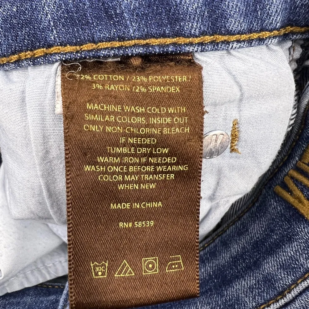 Kut from the Kloth Skinny Jeans Blue Mid Rise Stretch Denim Size 10 - Image 12