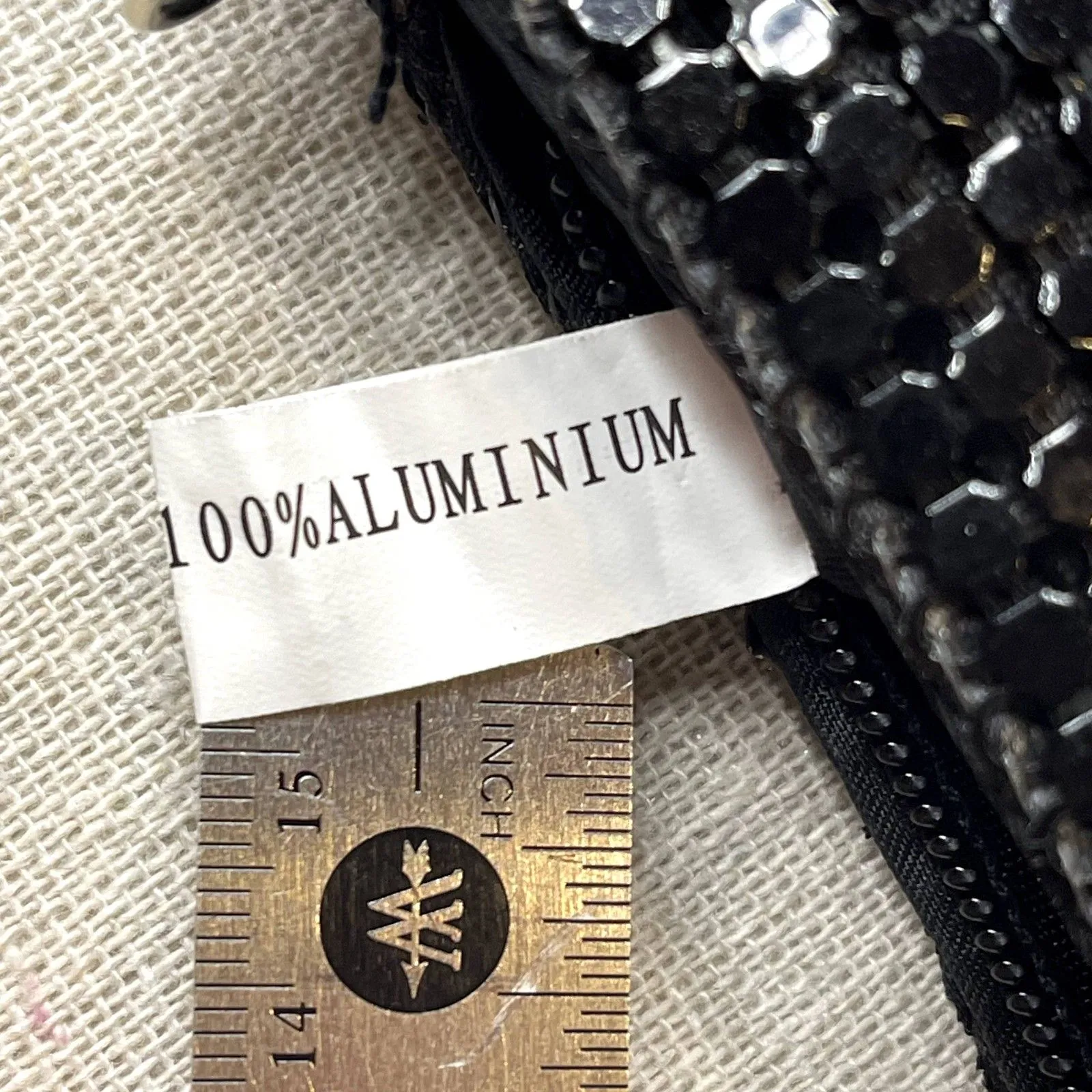 Bijoux Terner | Black Chainmail Mesh Evening Bag - Image 7