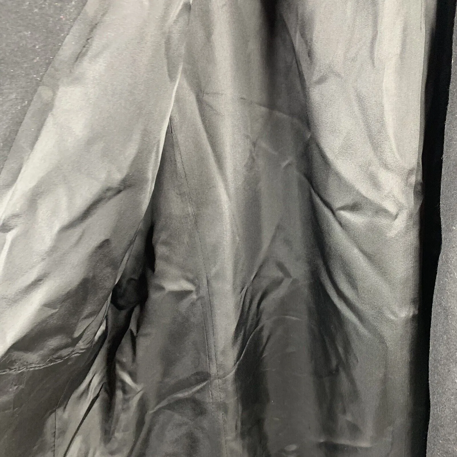 Valerie Stevens Size 16 Coat Wool Cashmere Blend Midi Long Lined Pockets Women’s - Image 5