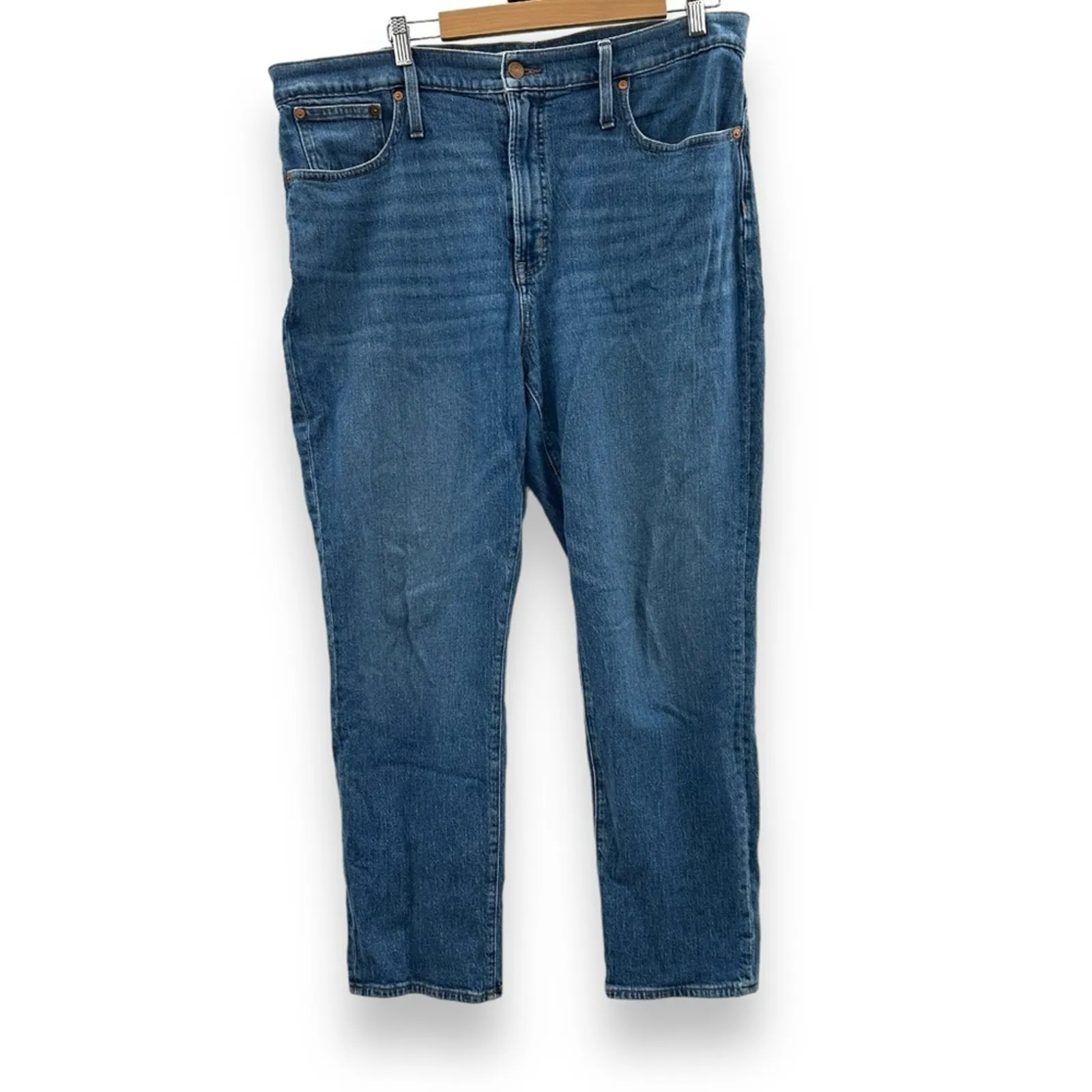 Madewell The Perfect Vintage Jeans in Barnwell Wash‎ Sz 33 Style M6298 Mom 90s - Image 3