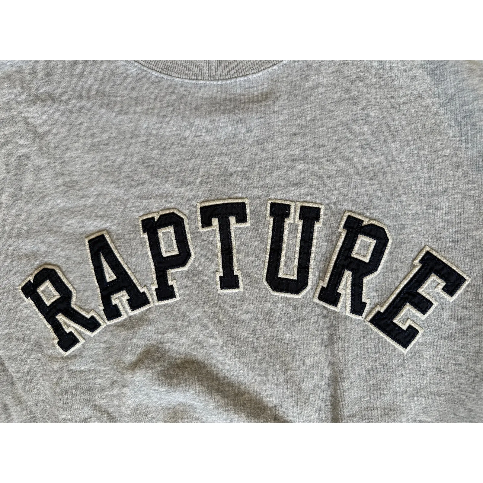 Commense French Terry Gray Rapture Collegiate Sweatshirt Size Large - Image 3