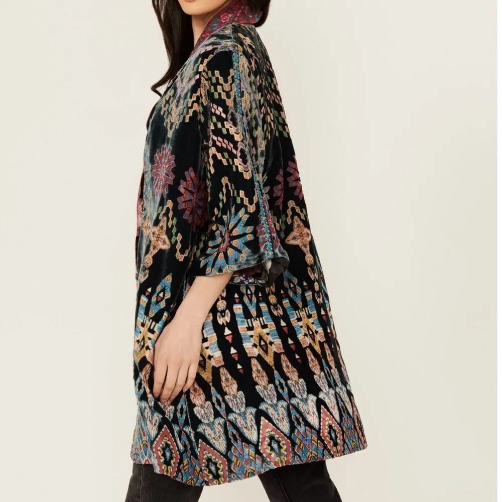 JOHNNY WAS - WOMEN'S‎ PAYDEN REVERSIBLE KIMONO size XS - Image 2