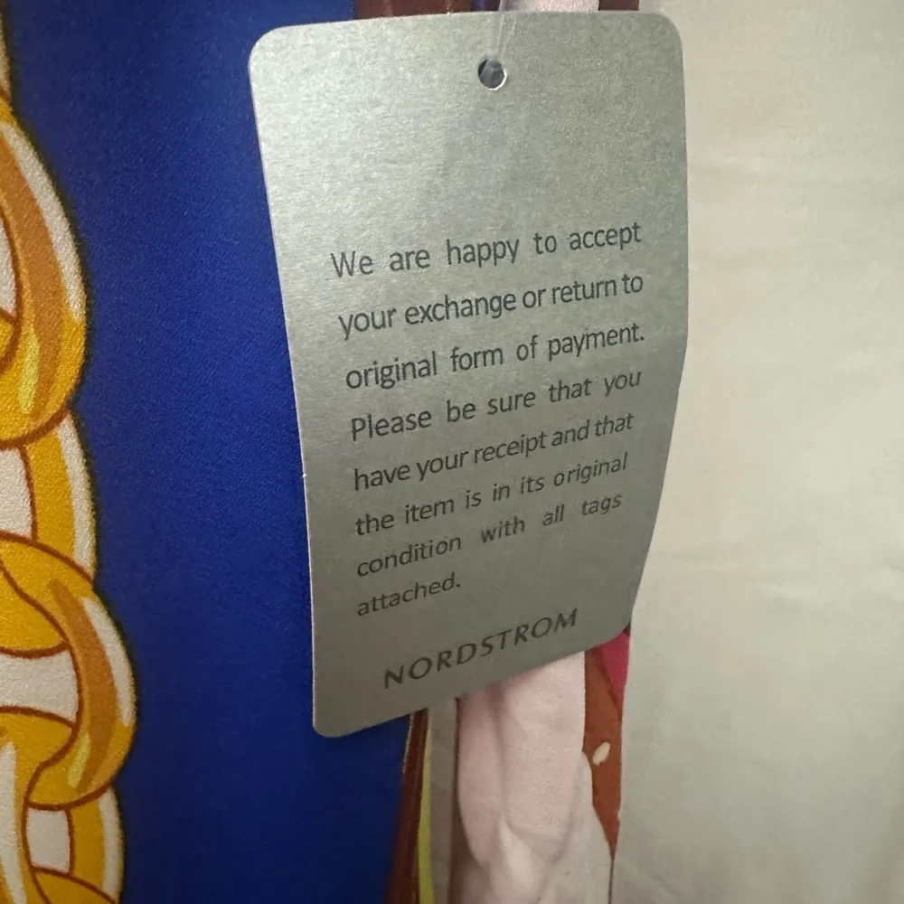 Love X Design Beach House Sleeveless Dress Size 2X Chain Print Halter Maxi NWT - Image 9