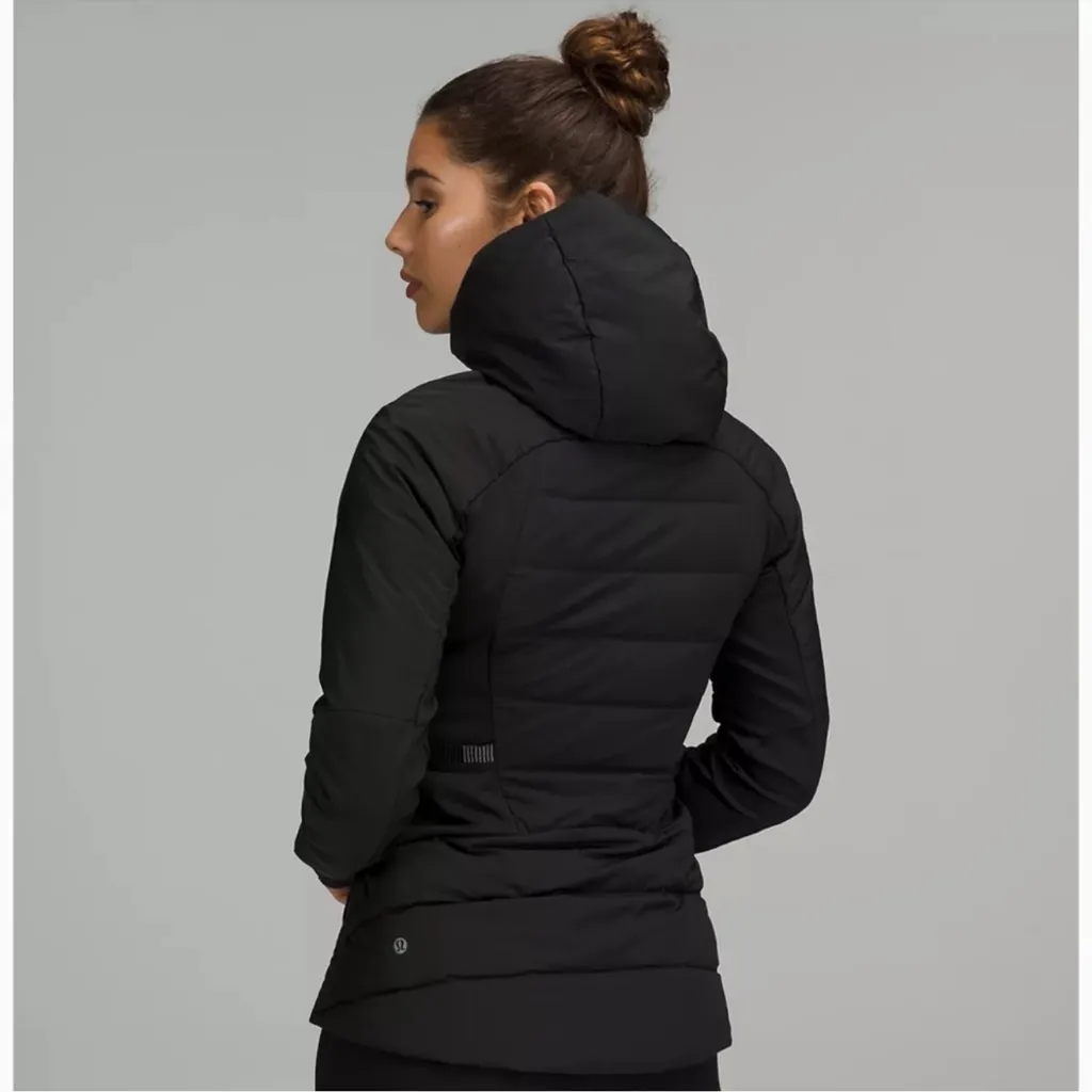 Lululemon  Down For It All Jacket Winter Coat Black Size 12 - Image 2