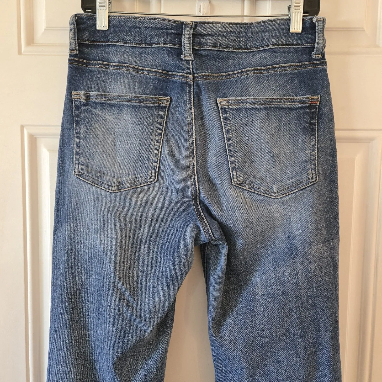 Maurices High-Rise Straight Leg Womens Jeans Sz 10 Regular Distressed Y2K - Image 4