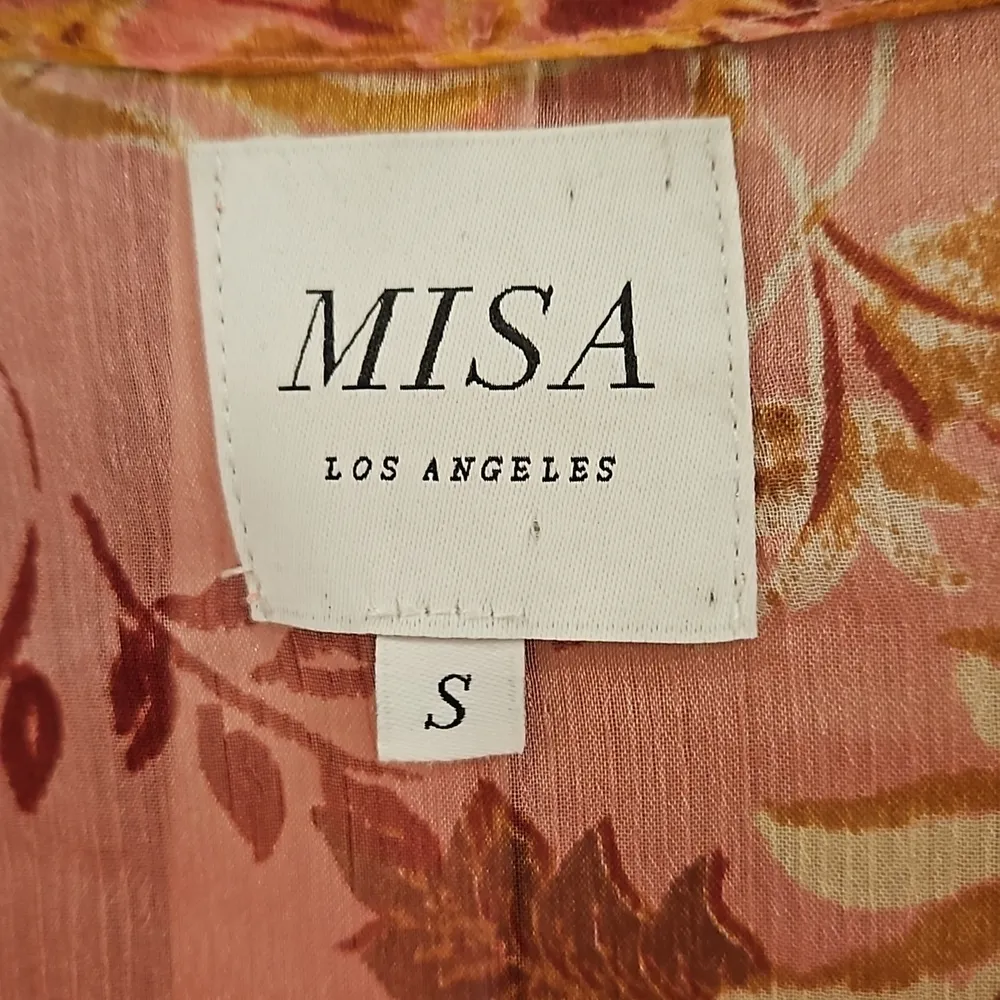💕MISA LOS ANGELES💕  Ceyla Top ~ Cristobal Mirror Floral Print Small - Image 14