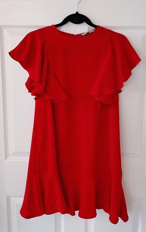 Nasty Gal Red Shift Dress - Image 4