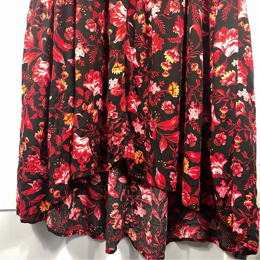 Terra & Sky Maxi Floral Bohemian Dress Long Sleeve - Image 6