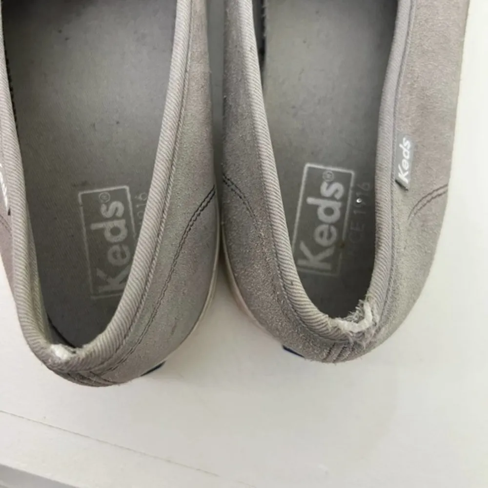 Keds gray slip on fashion sneakers women round toe size 10 - Image 5