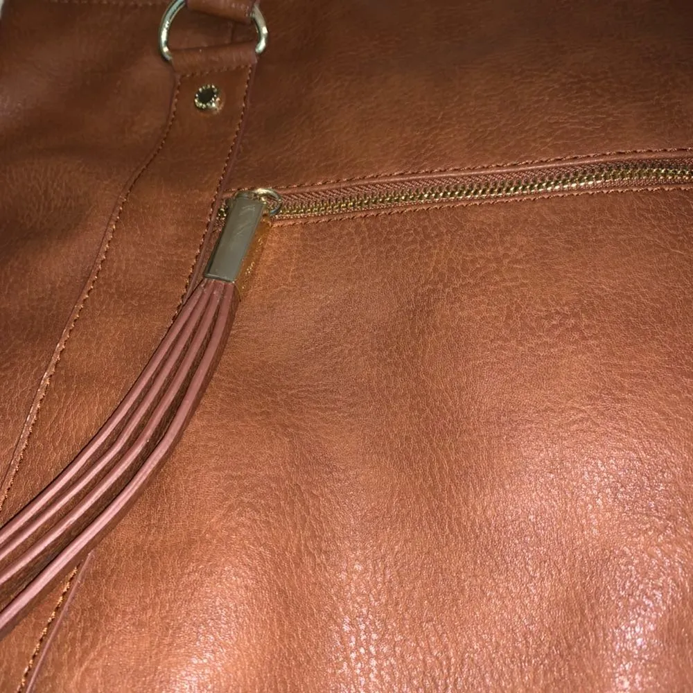 Steve Madden | Cognac Satchel / Large Tote - Image 5