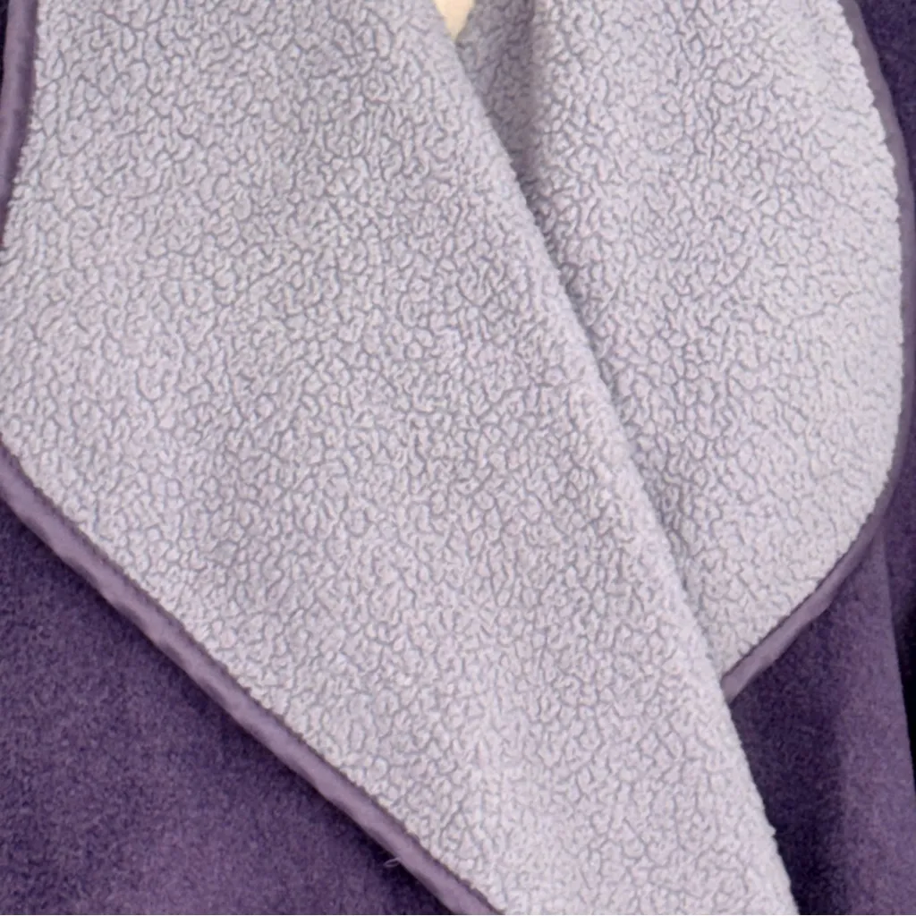 Koolaburra by UGG Women’s Dark Purple Plush Bathrobe with Belt size medium - Image 3