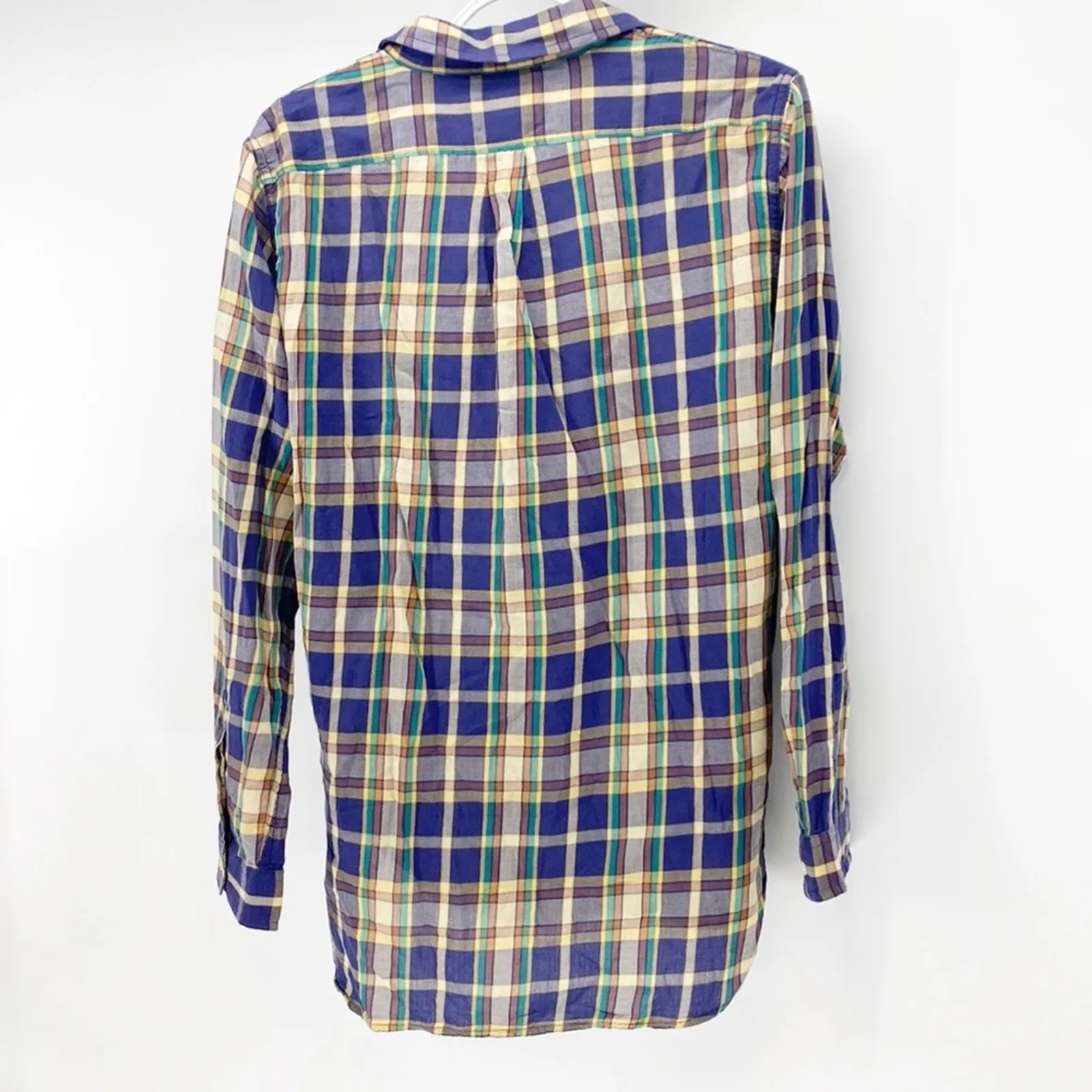 Ralph Lauren Denim & Supply boyfriend purple high low button down size M cabin M Size M - Image 8