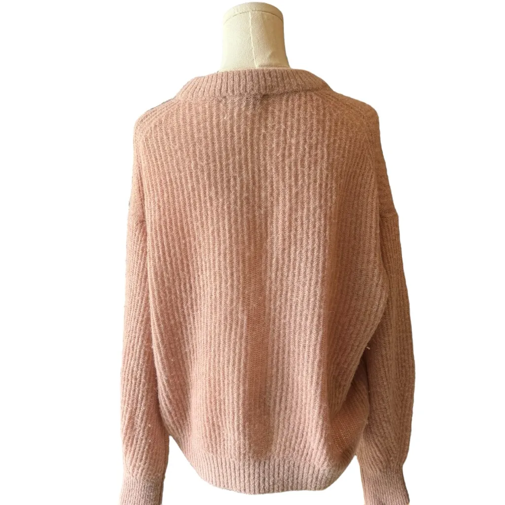 Everlane - Blush Pink Alpaca Crewneck Casual Sweater Sz M - Image 7