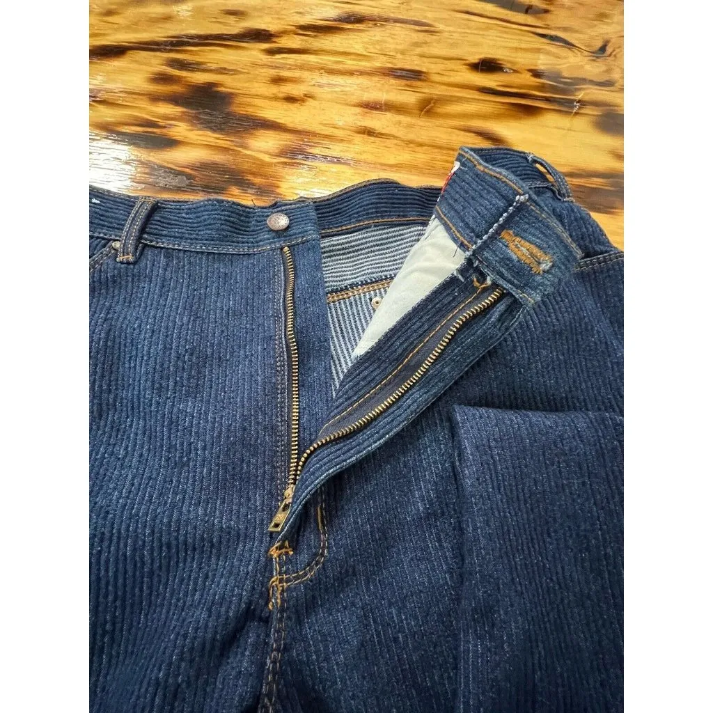 Braxton Jeans Women Size‎ 36/20 Western Country Outdoor Nature Pleated Denim Blue - Image 9